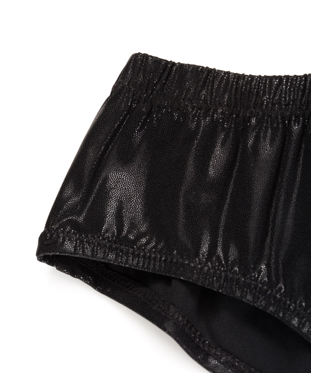 Classic Physique Posing Trunks - Metallic Black