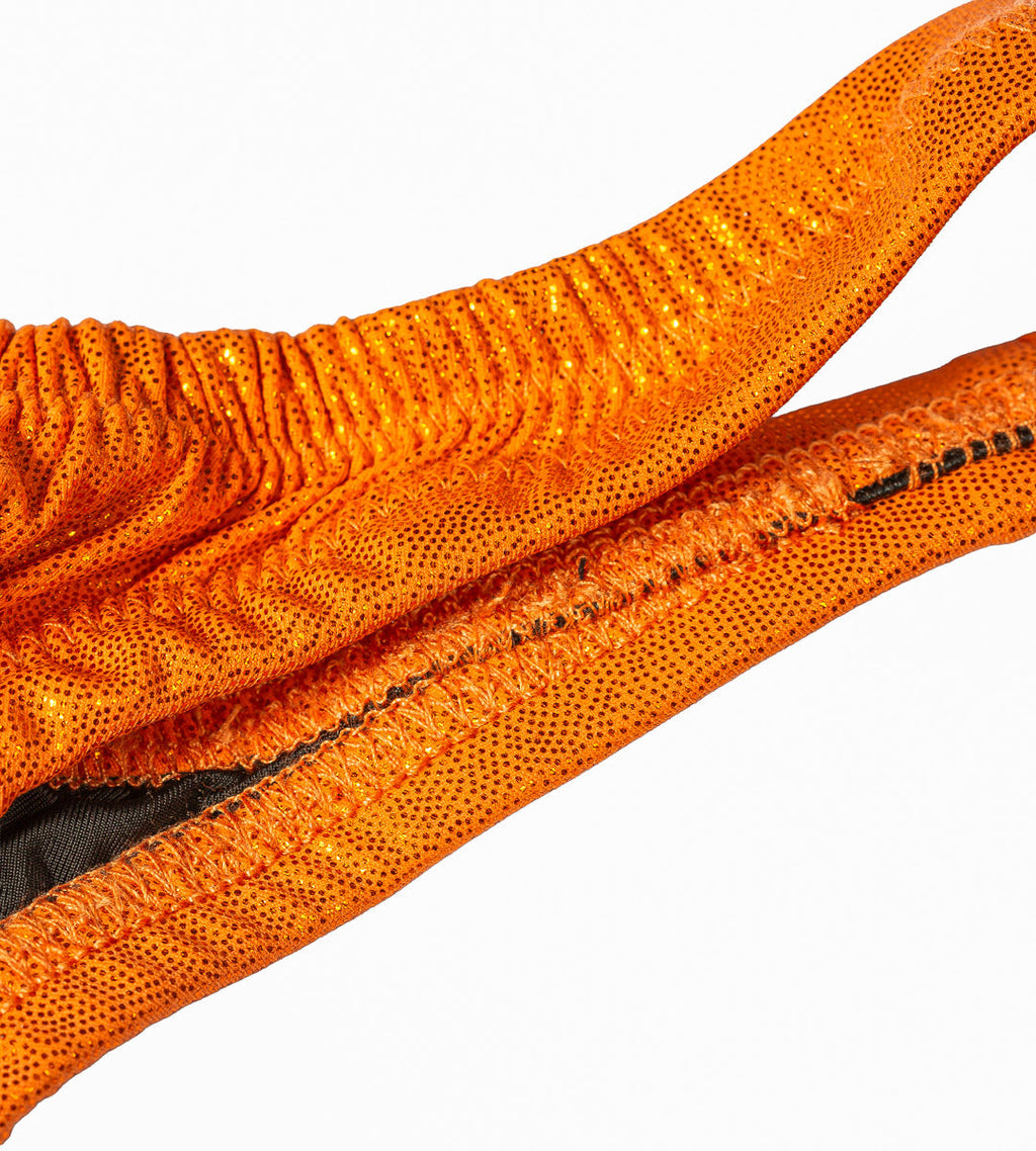 Pro Olympian Posing Trunks - Metallic Orange