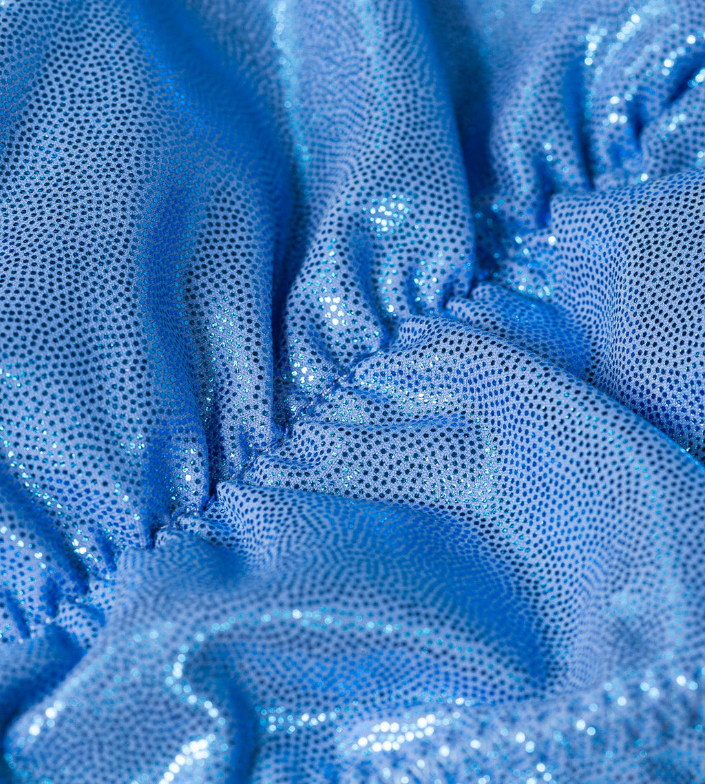 Pro Olympian Posing Trunks - Metallic Ice Blue